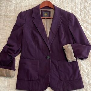 Women’s purple blazer. Banana Republic. Size medium.